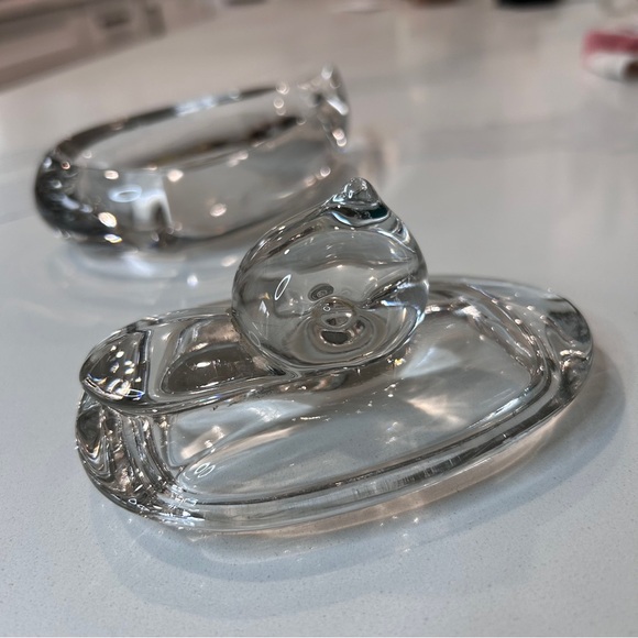 MCM Glass Duck Trinket Box - Picture 5 of 14